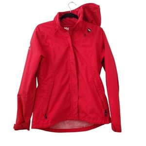Helly Hansen X Viking Cruises Unisex Red Rain Jacket (M)